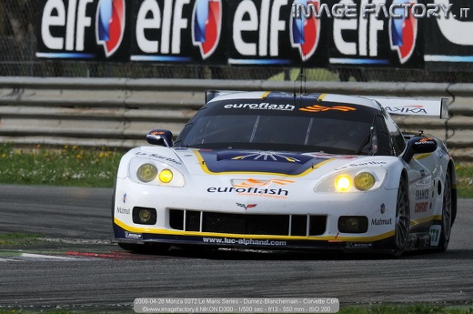 2008-04-26 Monza 0372 Le Mans Series - Dumez-Blanchemain - Corvette C6R